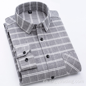 Camisa hombre 100% algodón franela